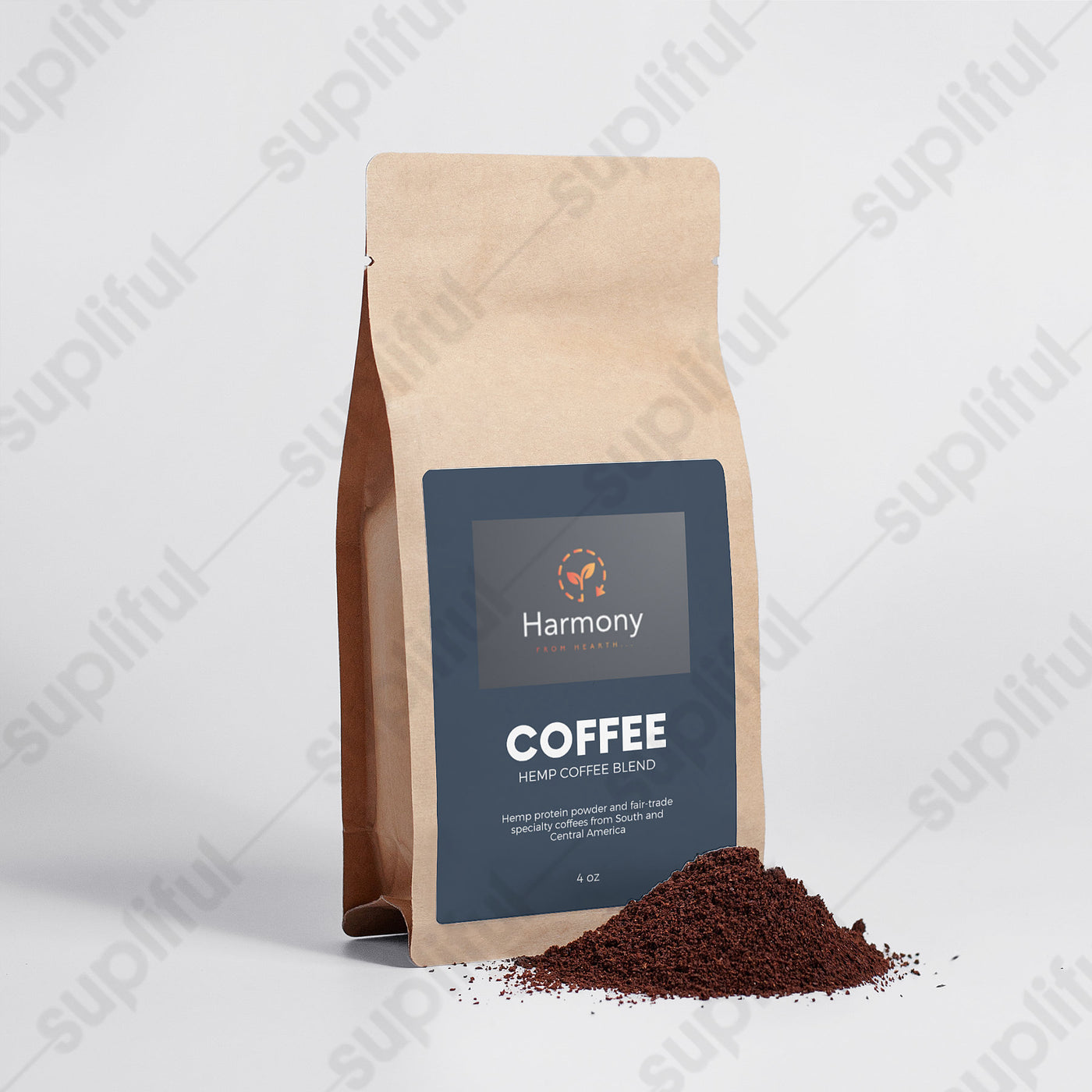 Hemp Coffee Blend - Medium Roast 4oz - HARMONY