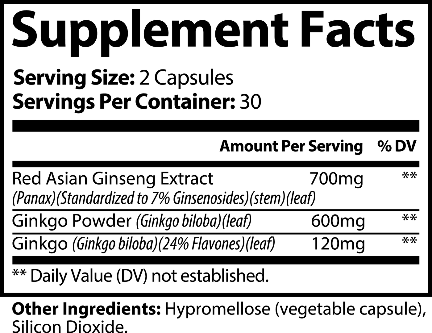 Ginkgo Biloba + Ginseng - HARMONY