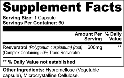 Resveratrol 50% 600mg - HARMONY