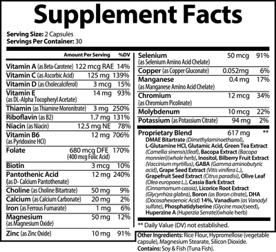 Nootropic Brain & Focus Formula - HARMONY