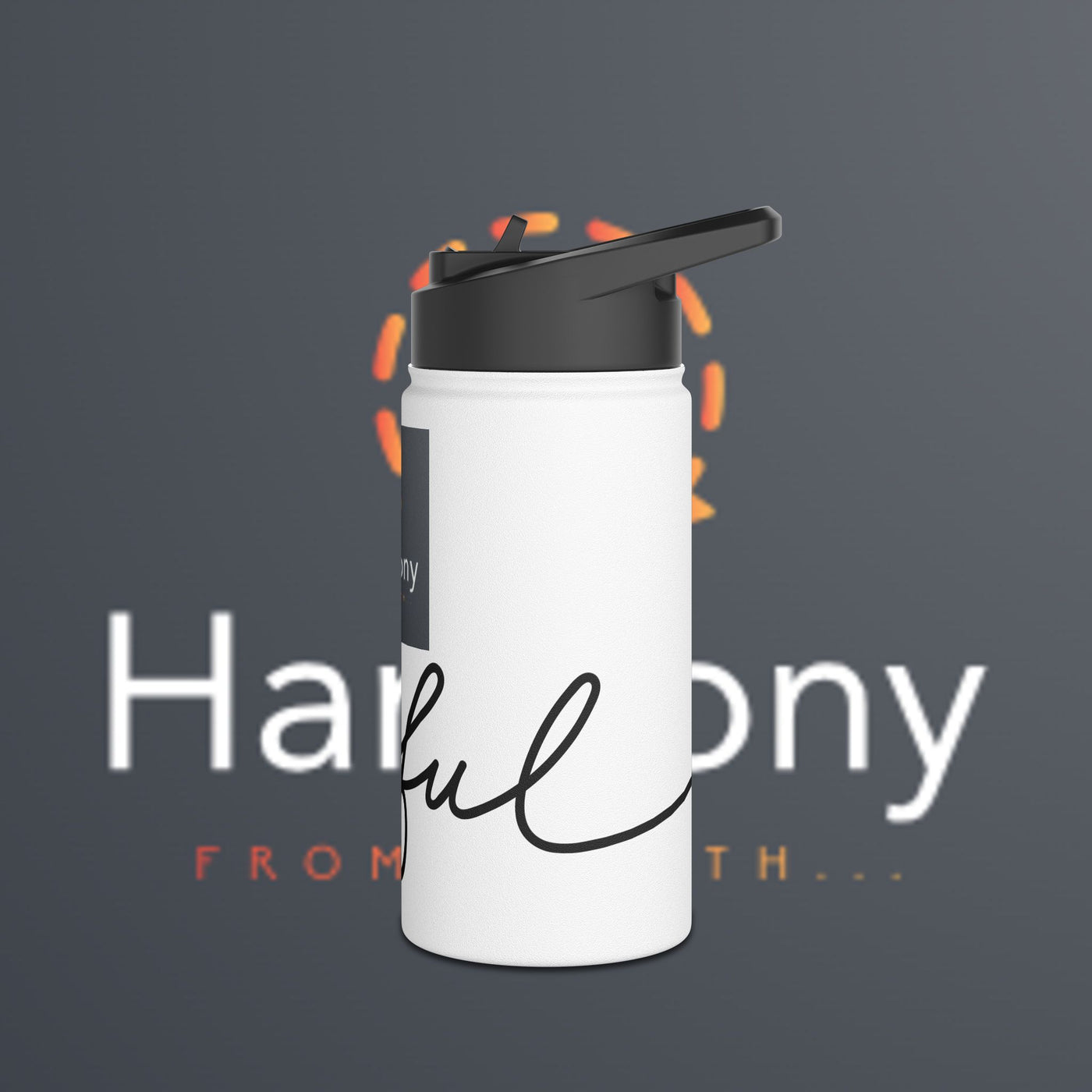 Stainless Steel Water Bottle, Standard Lid - HARMONY